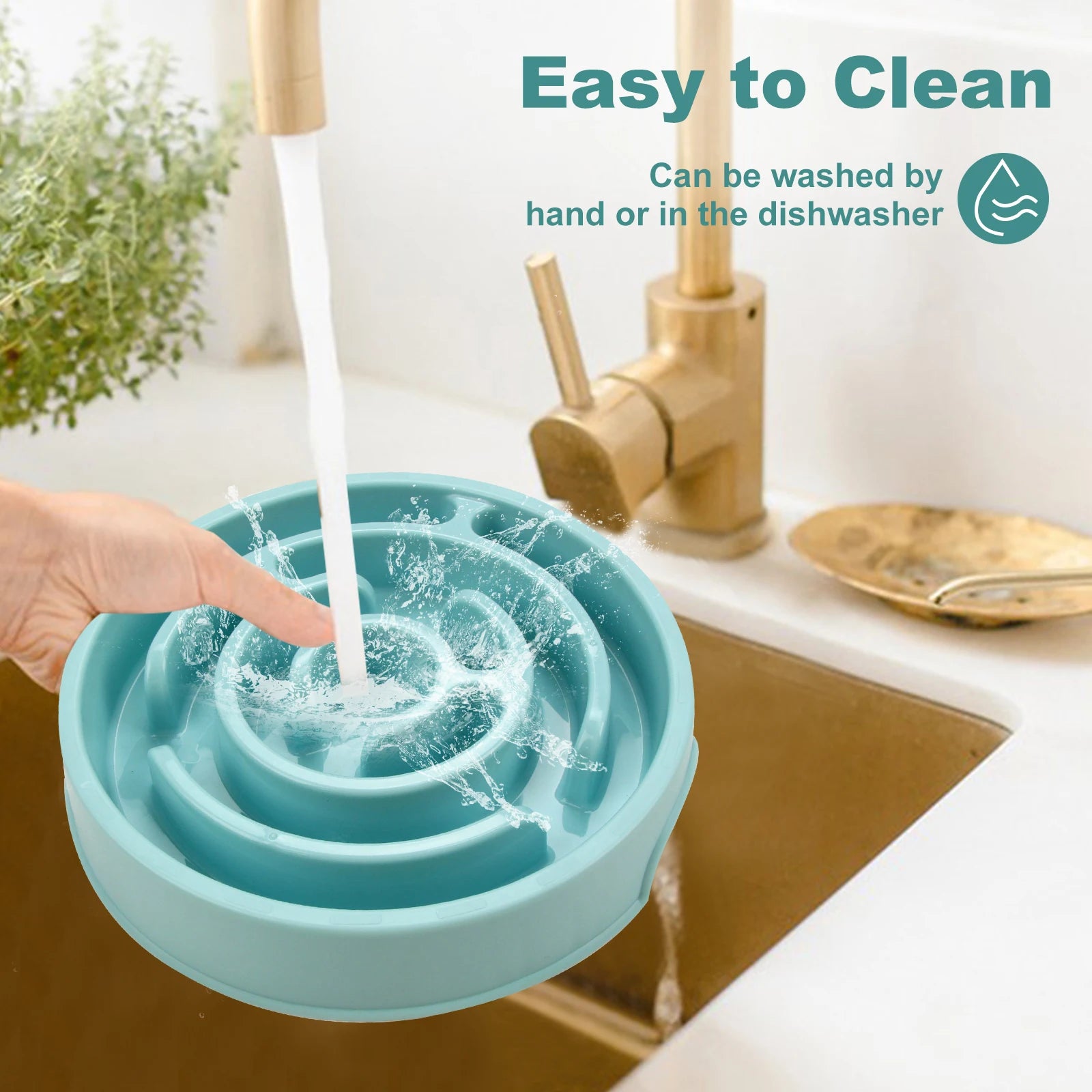 Pet Dog Slow Feeder Bowl Fun