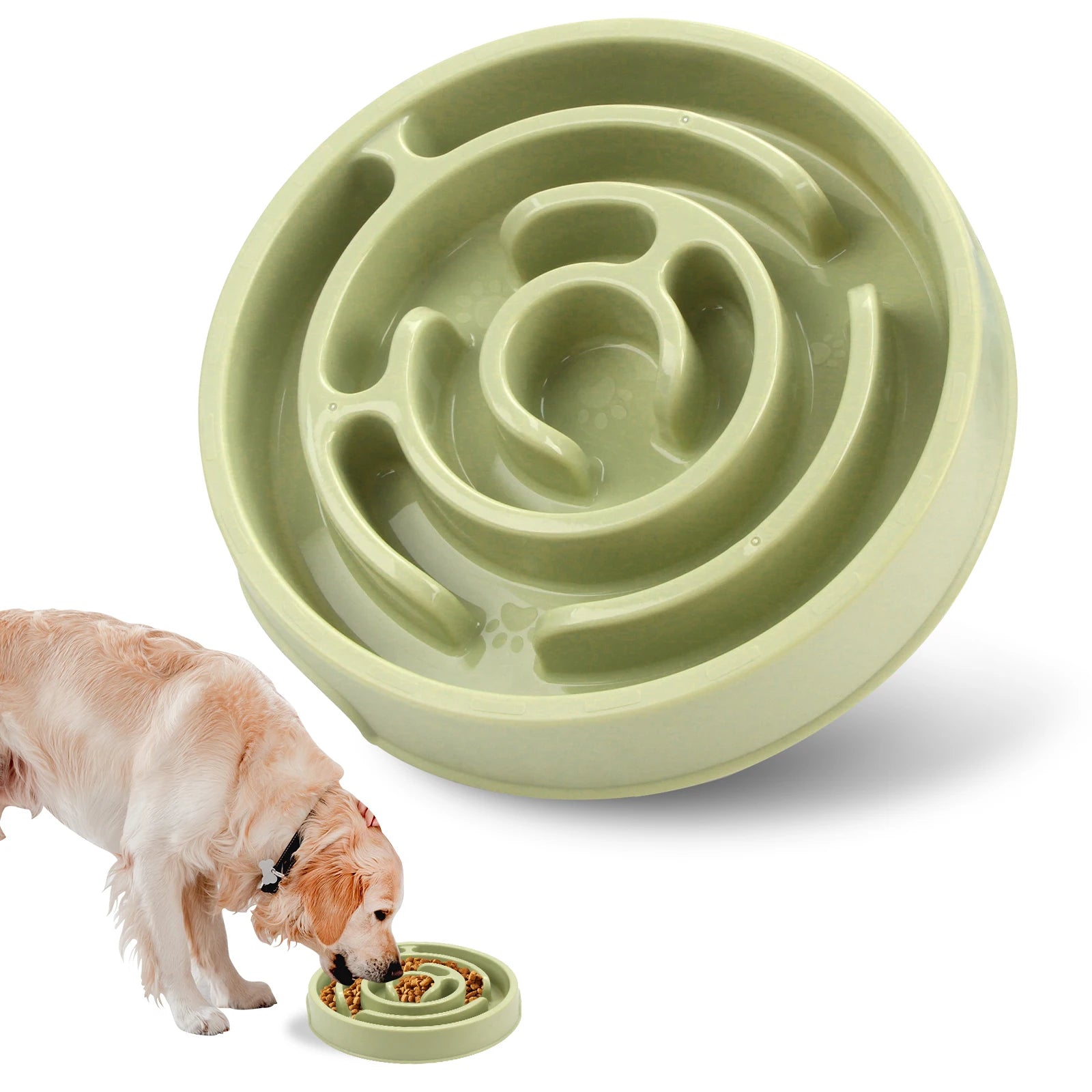Pet Dog Slow Feeder Bowl Fun