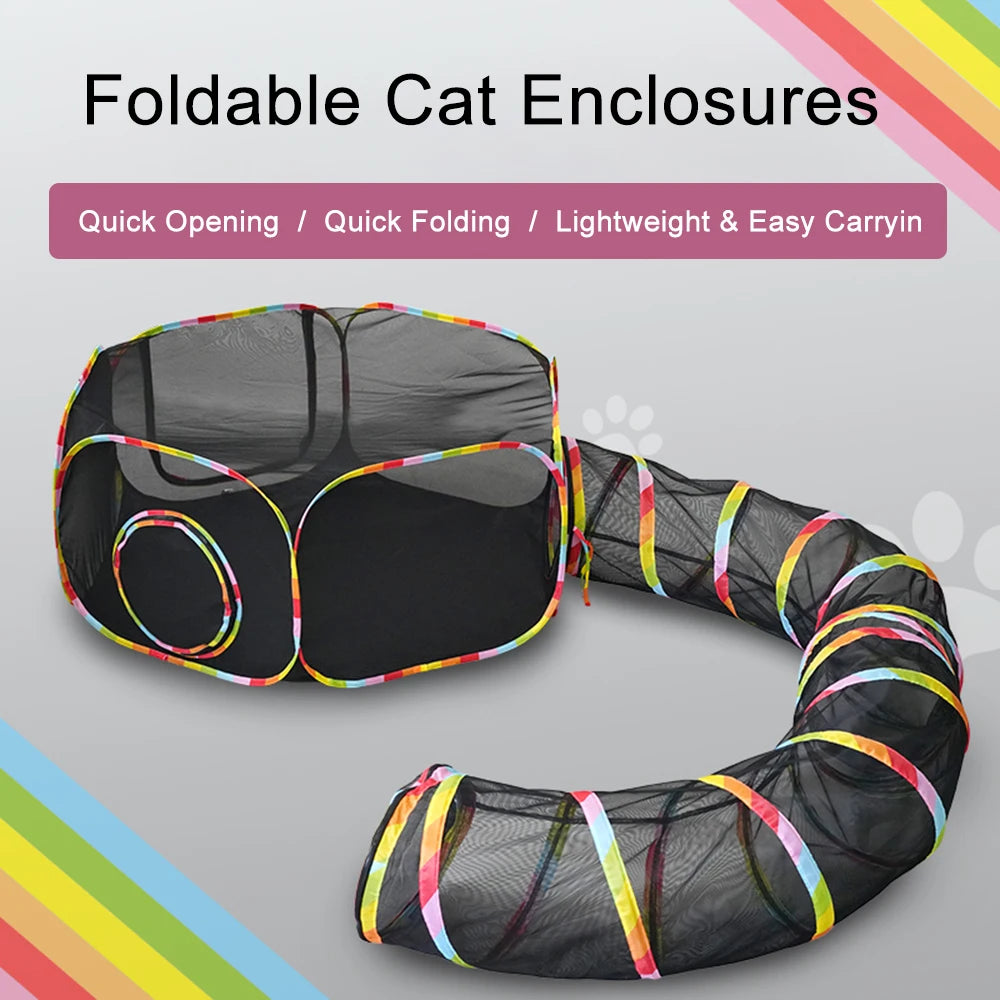 Outdoors Cat Enclosure Foldable Pet Playpen