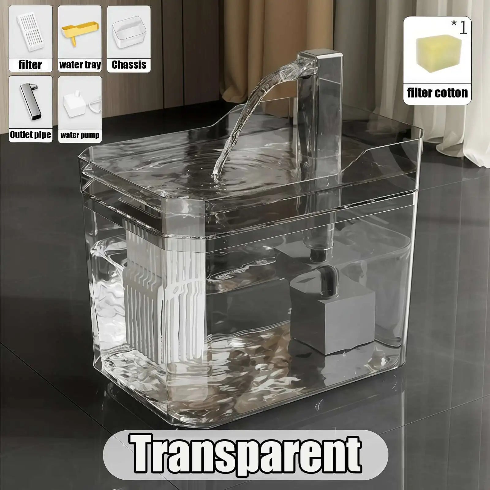 Cat Automatic Water Dispenser Drinking Fountain