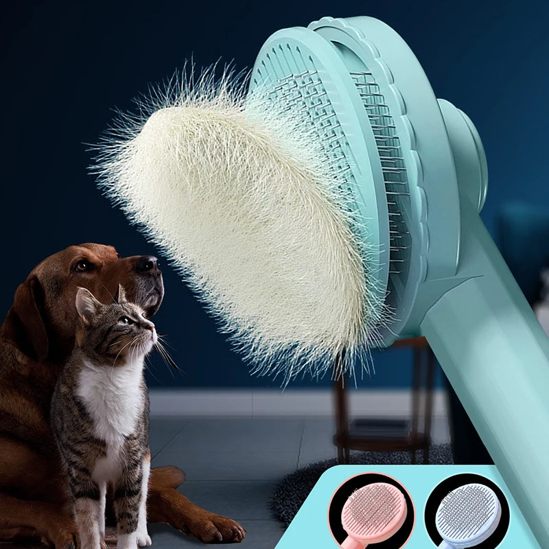 Cat Brush Pet Grooming Hair Removal Brush for Cats
