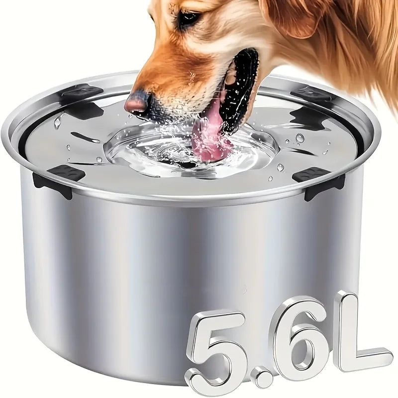 Big Capacity Stainless Steel Dog Floating Bowl