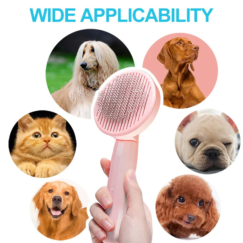 Cat Brush Pet Grooming Hair Removal Brush for Cats