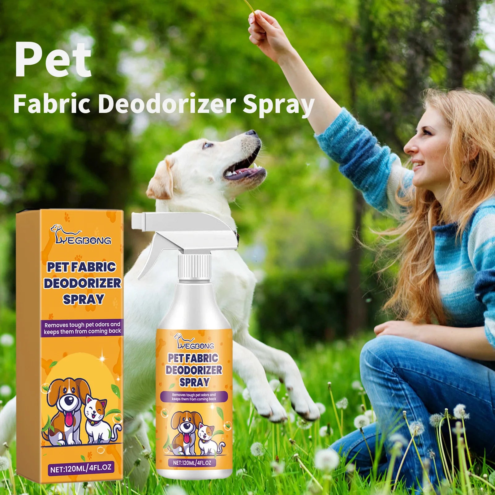 Pet Deodorant Natural Spray
