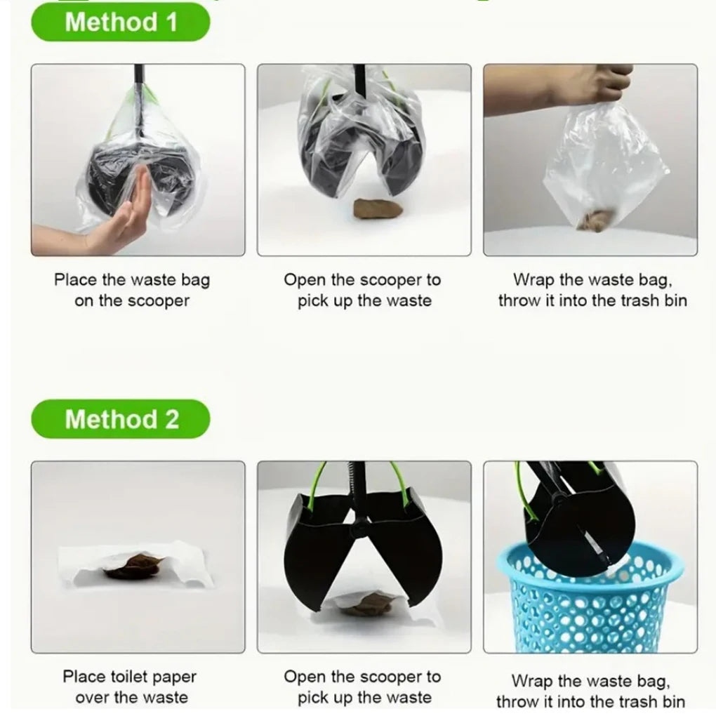 Dog Pooper Scooper Pet Long Handle