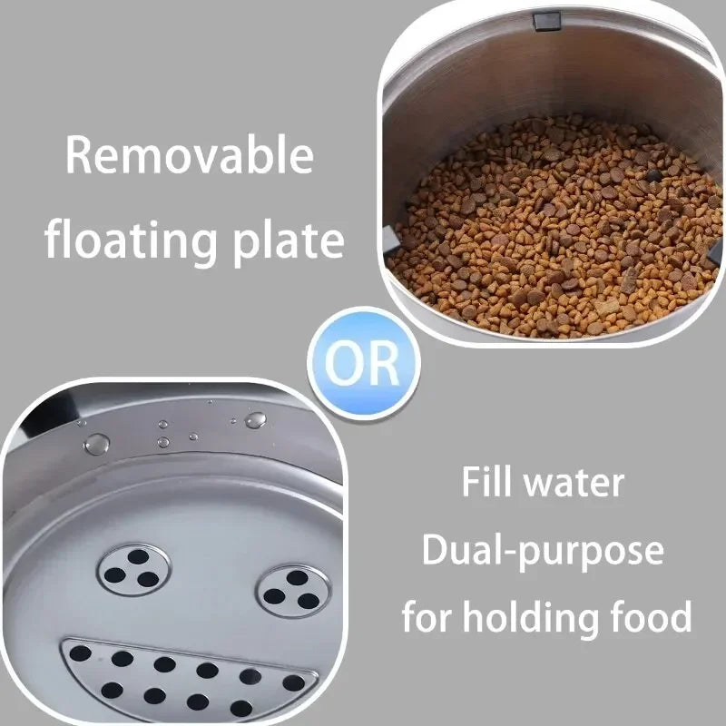 Big Capacity Stainless Steel Dog Floating Bowl