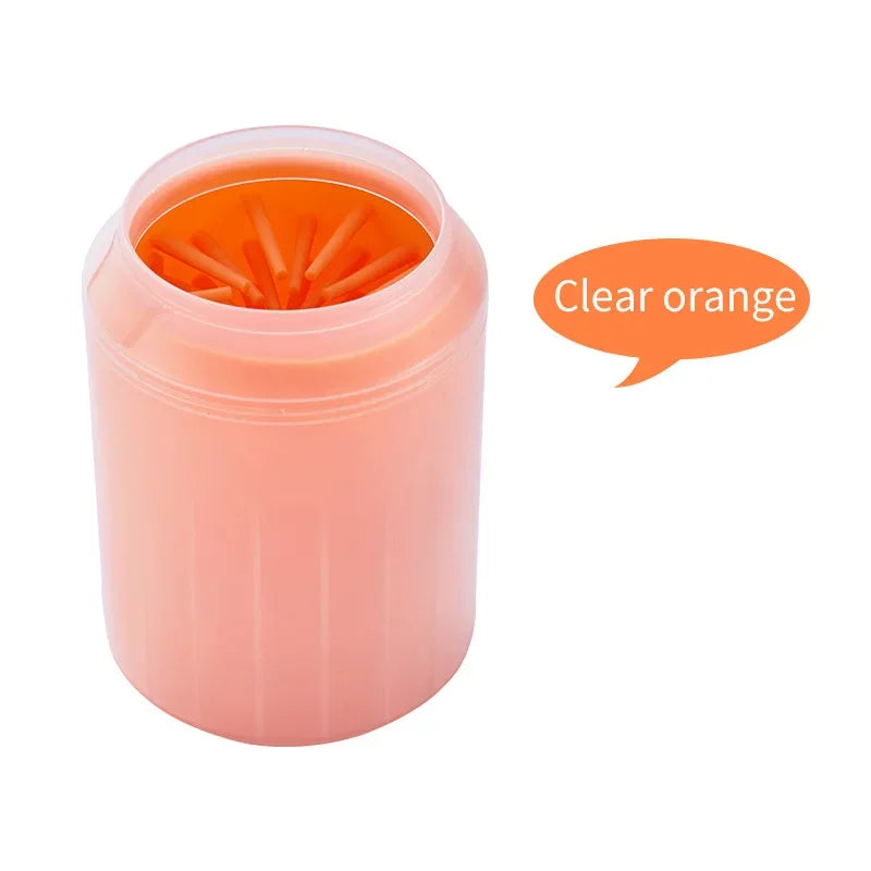 Portable Pet Paw Cleaner Soft Silicone Brush Dog Cat