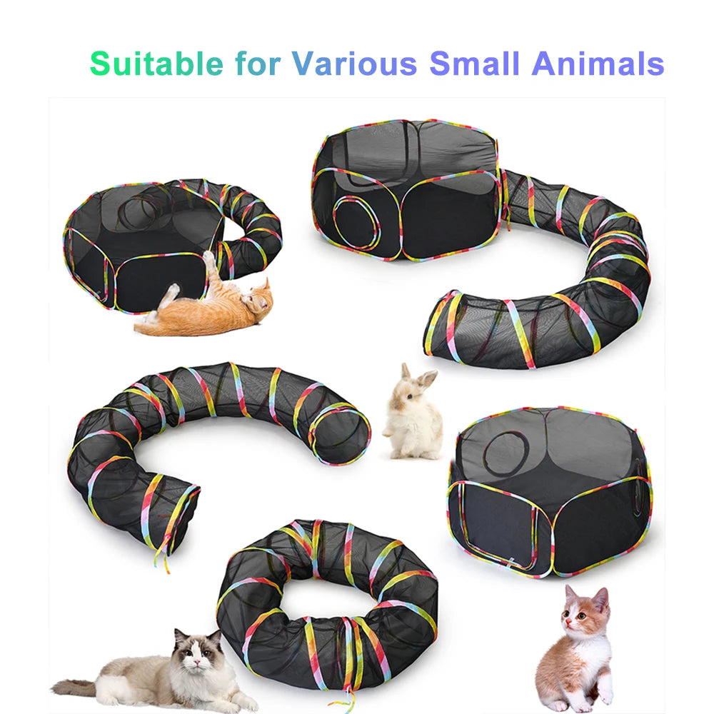 Outdoors Cat Enclosure Foldable Pet Playpen