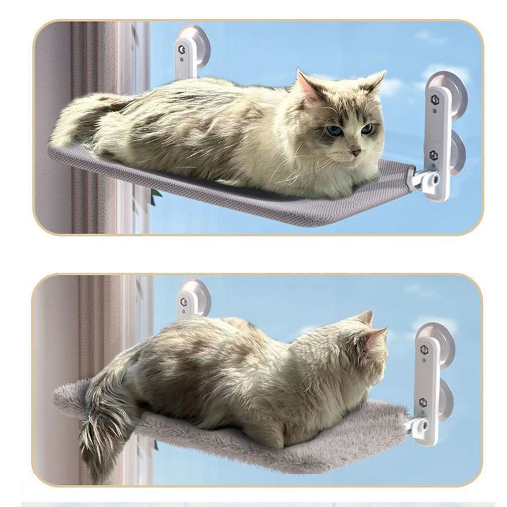 Cat Window Hammock Pet hanging Bed With Mesh