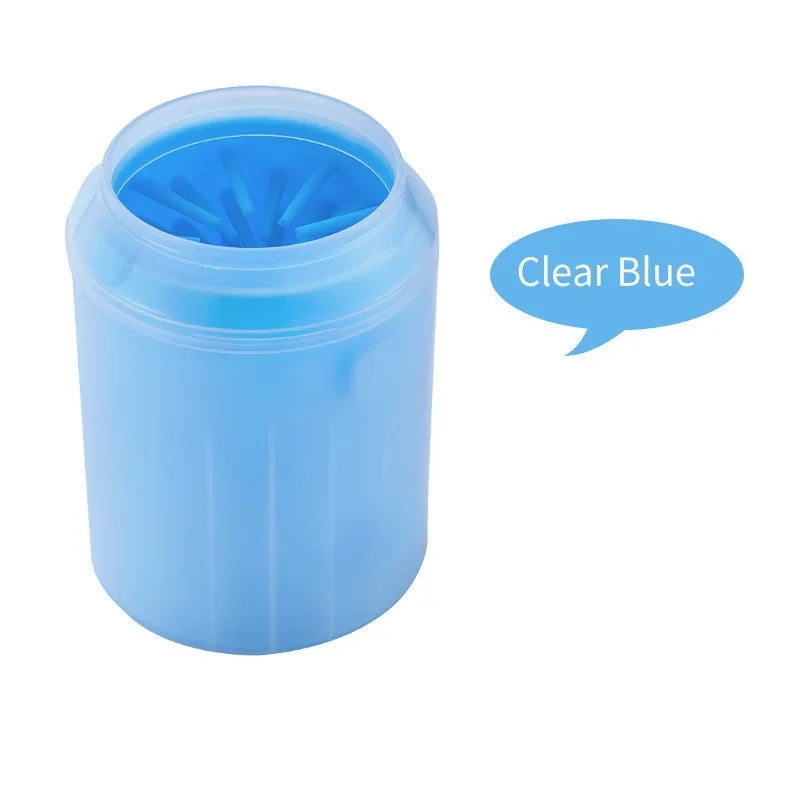 Portable Pet Paw Cleaner Soft Silicone Brush Dog Cat