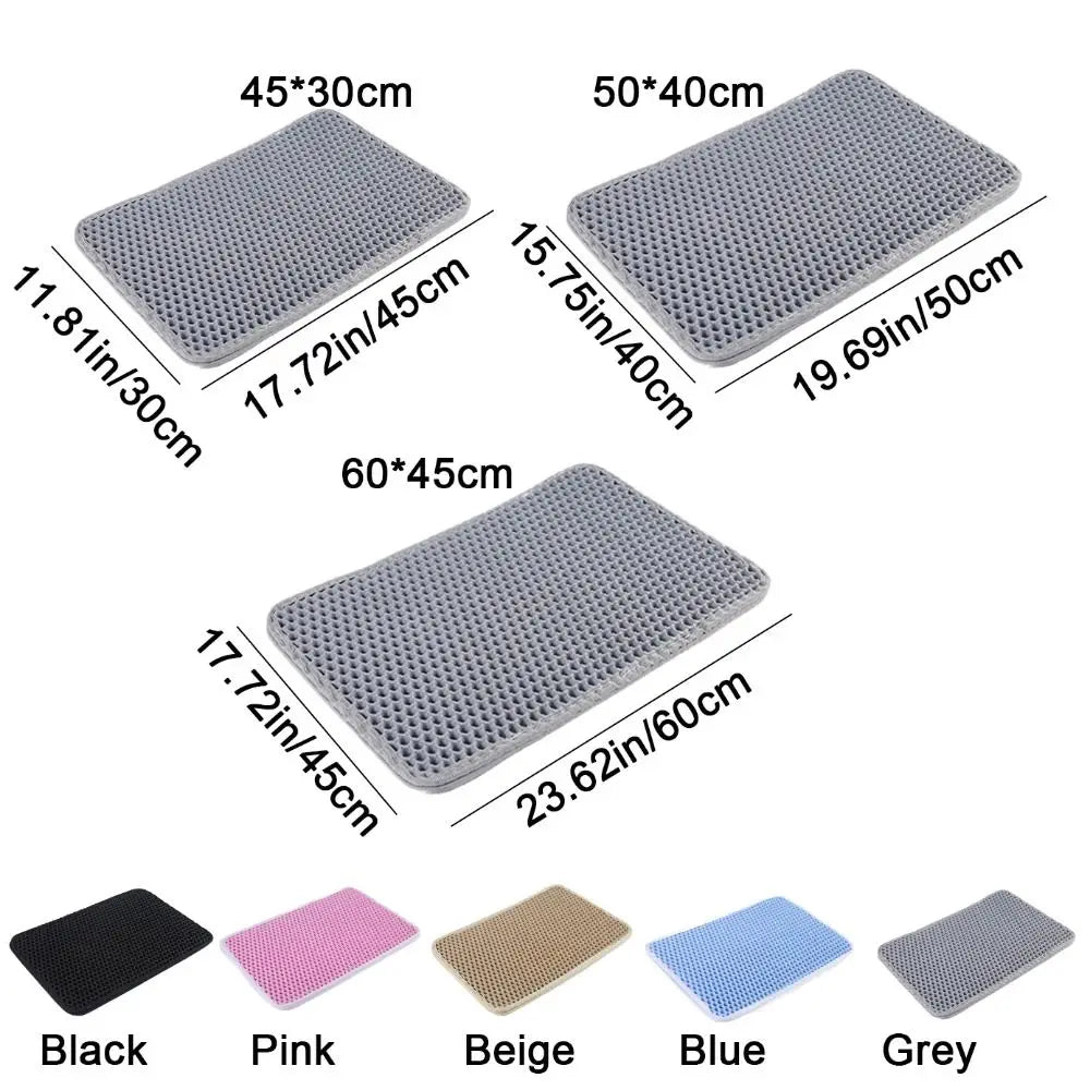 EVA Double Layer Cat Litter Mat