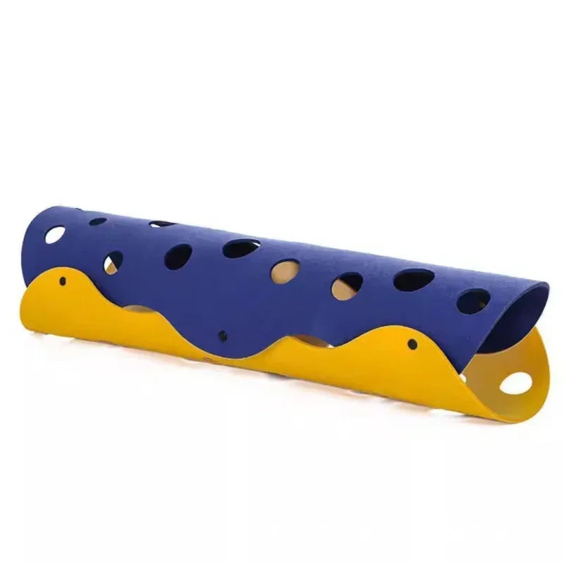 Cat Tunnels Bed Foldable Pet Tunnel Tube Bed with Holes