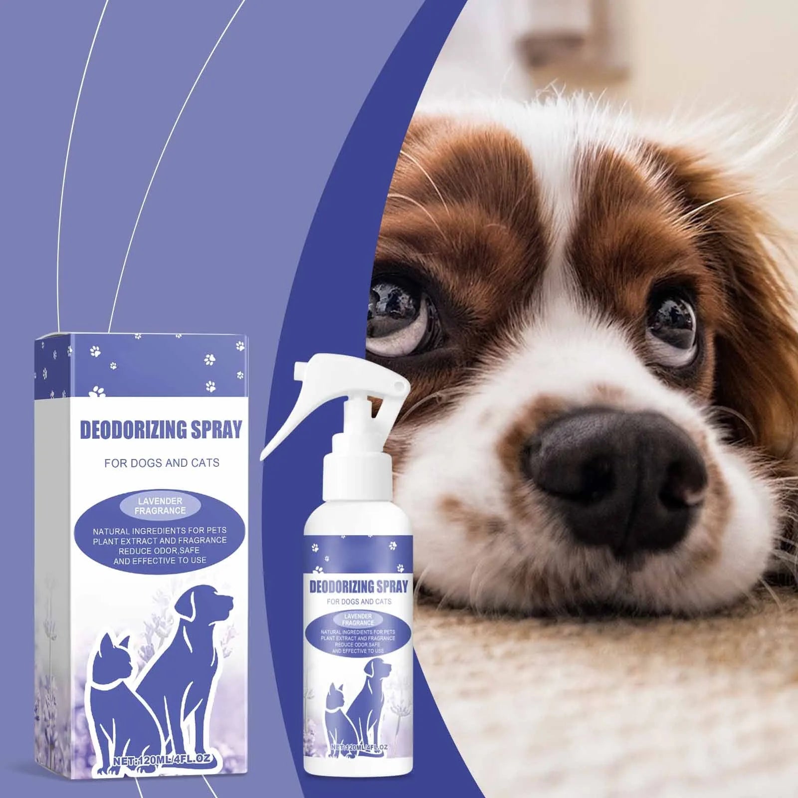 Pet Deodorant Natural Plant Formula Liquid Perfume