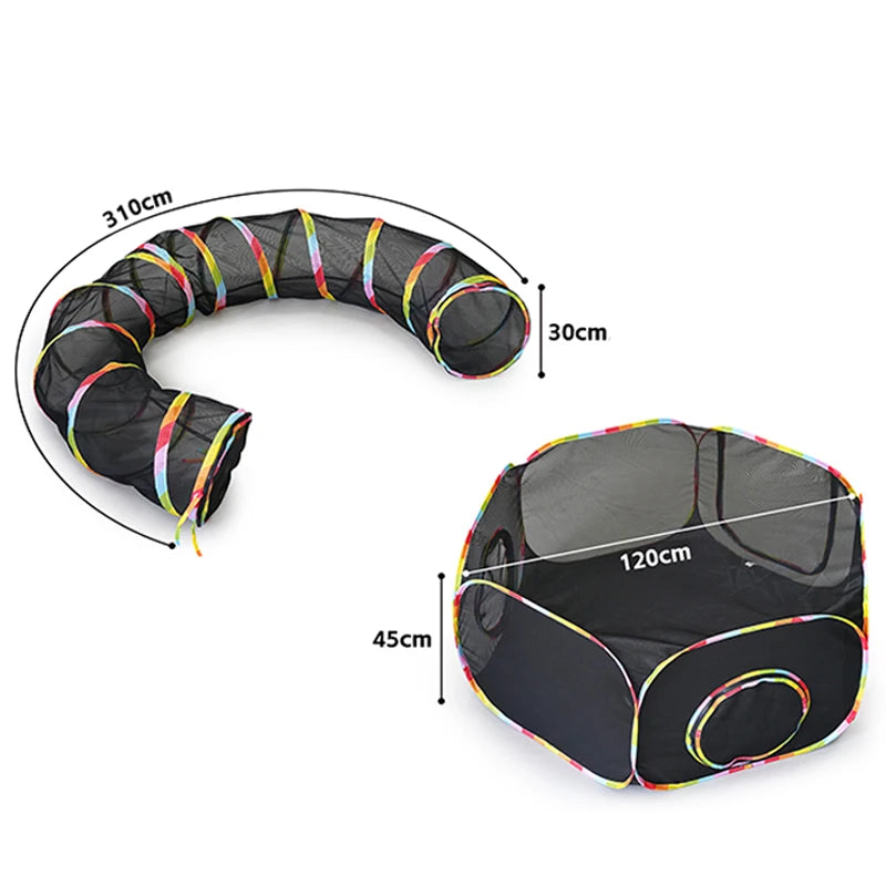 Outdoors Cat Enclosure Foldable Pet Playpen