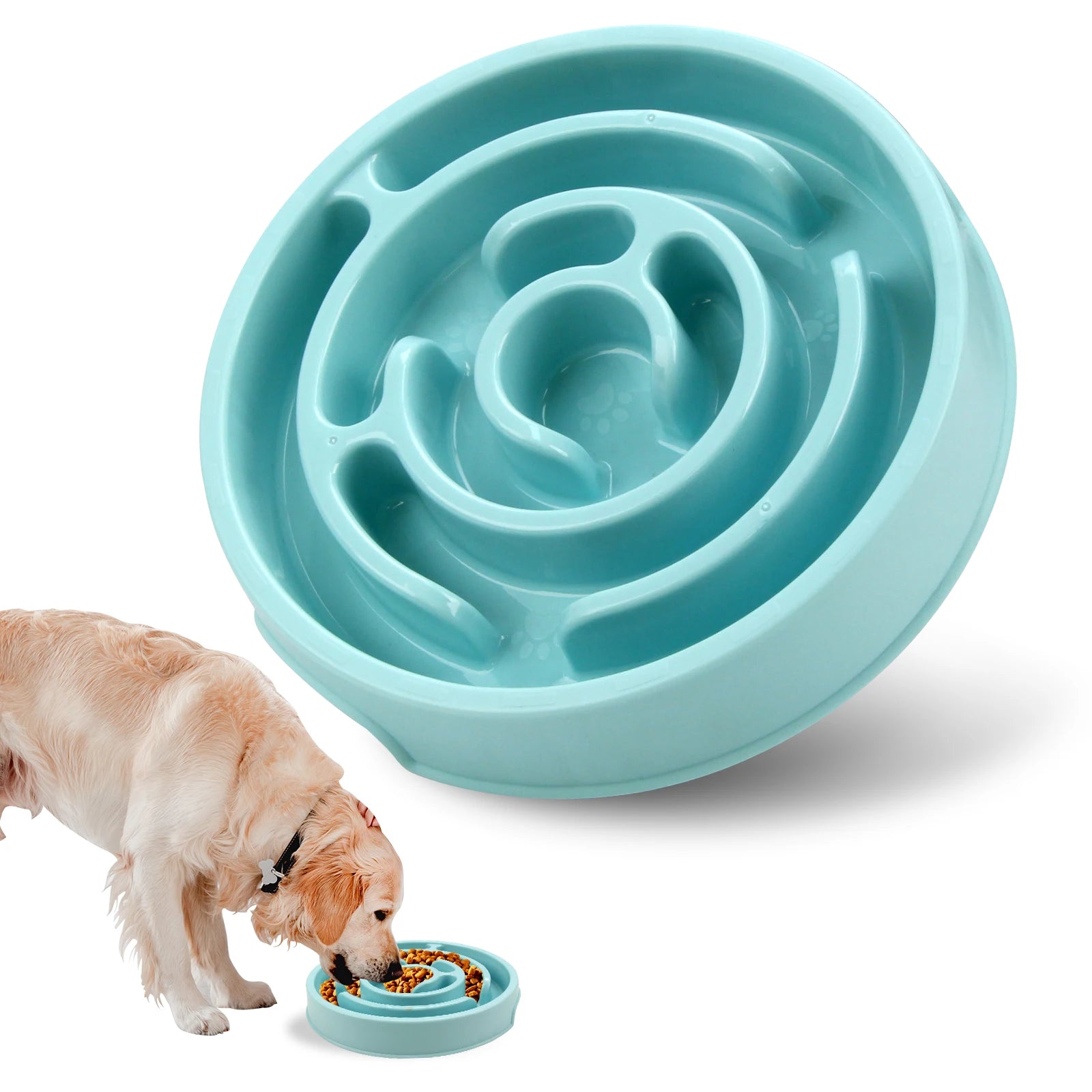 Pet Dog Slow Feeder Bowl Fun
