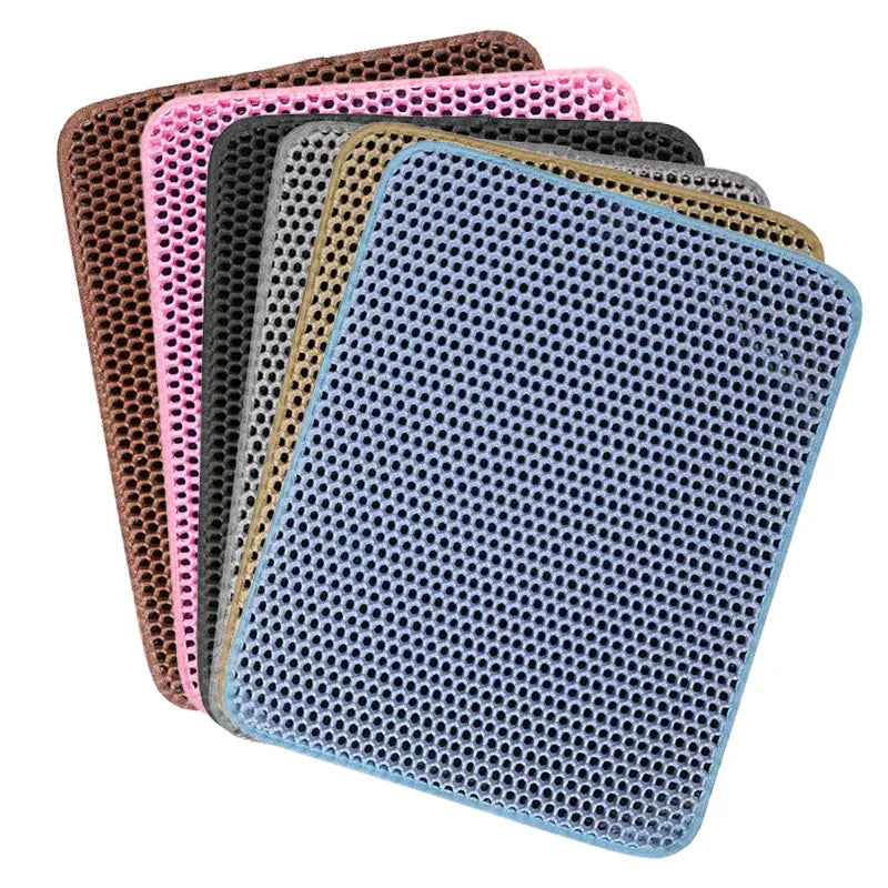 Cat Litter Mat Double Layer Pet Litter Box
