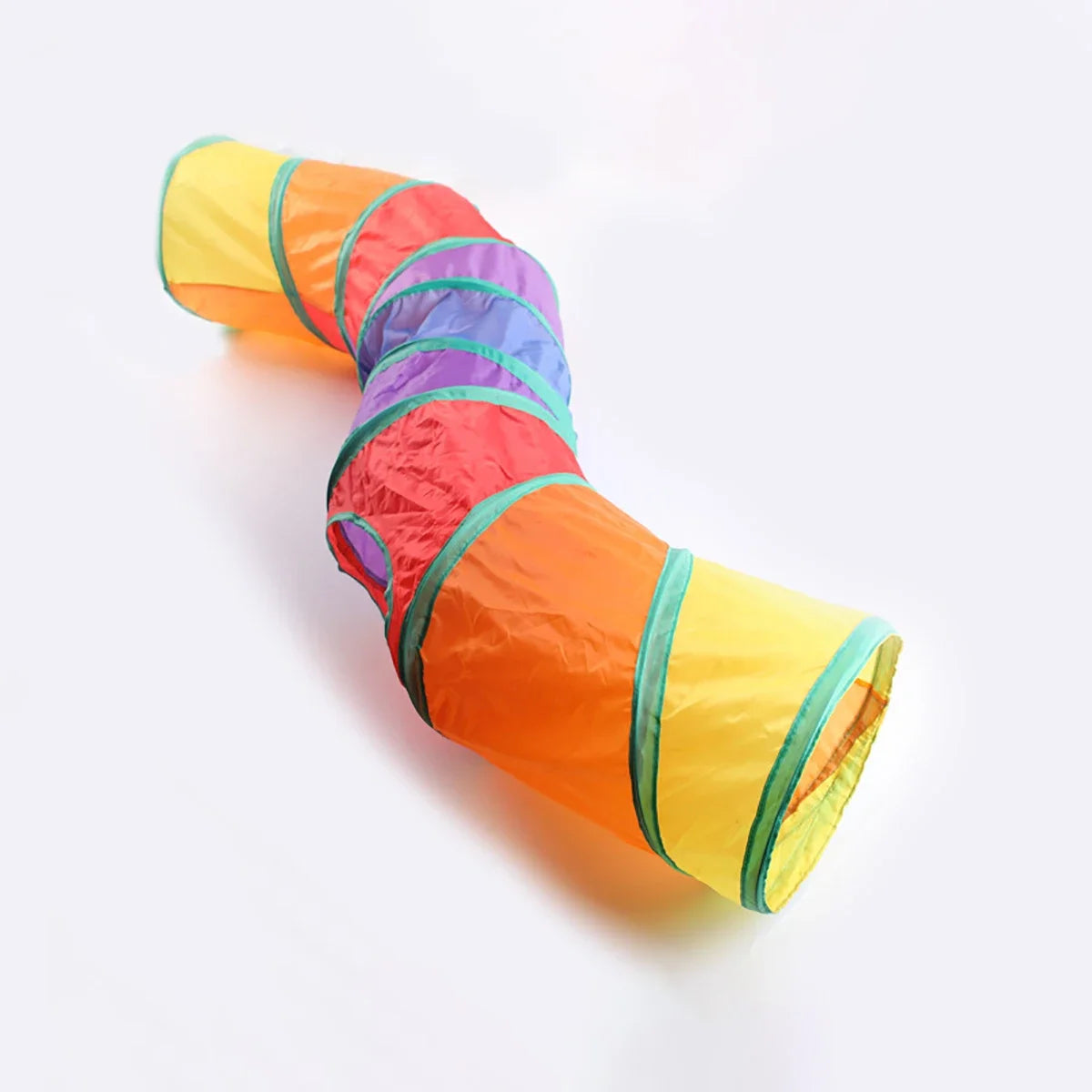 Cat Rainbow Tunnel Tube, Foldable Cat Toy